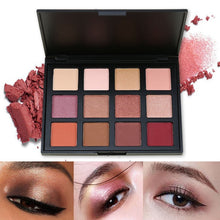 Load image into Gallery viewer, 12 Color Smoky EyeShadow Pallete Long-lasting Makeup Eye Shadow Waterproof Beauty Matte Minerals Cosmetics Set Eyeshadow Palette