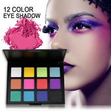 Load image into Gallery viewer, 12 Color Smoky EyeShadow Pallete Long-lasting Makeup Eye Shadow Waterproof Beauty Matte Minerals Cosmetics Set Eyeshadow Palette