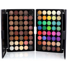 Load image into Gallery viewer, 2 Style 40 Colors Cosmetic Powder Pressed Eyeshadow Pallete Makeup Shimmer Matte palette Set Gliltter Shine Nude Available C527