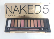 Load image into Gallery viewer, 2019 Urban Decay NAKEDS 5 Eyeshadow Palette 12 Colors Makeup Pigments Waterproof Professional Shimmer Eye shadow Make up Palette