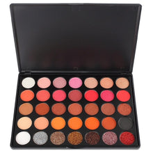Load image into Gallery viewer, 35 Bright Colorful Matte Eyeshadow Palette Shimmery Silky Powder Long Lasting Pigments Pressed Glitter Eye Shadow Pallete Makeup