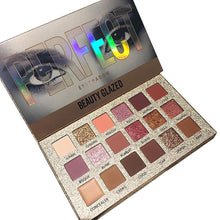 Load image into Gallery viewer, Beauty Glazed 18 Color Makeup Eyeshadow Palette Nude Waterproof Glitter Pigment Smoky Eye Shadow Pallete 18Color Make up Palette