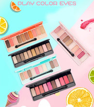 Load image into Gallery viewer, GIVENONE 10 Colors Fashion eyeshadow palette Matte EyeShadow palette Glitter eye shadow MakeUp Nude MakeUp set Korea makeup