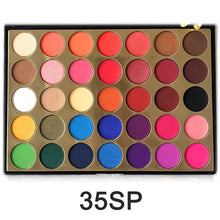 Load image into Gallery viewer, High Pigment Eyeshadow Palette 35 Colors Matte Shimmer Pressed Glitter Makeup Pallete Nudes Natural Bright Shades Cosmetics Set