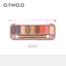 Load image into Gallery viewer, O.TWO.O Palette Eyeshadow Matte Shimmer Pigment Glitters Makeup Pallete 9 Colors Eyeshadow Waterproof Lasting Makeup