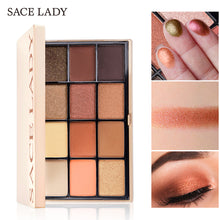 Load image into Gallery viewer, SACE LADY Eyeshadow Palette Makeup Glitter Eye Shadow Pallete Professional Matte Shadow Make Up High Pigment Nude Cosmetic