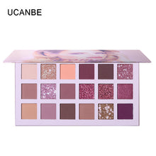 Load image into Gallery viewer, UCANBE Aromas Nude Eye Shadow Palette 18 Color Eyeshadow Shimmer Matte Glitter Powder Waterproof Paleta De Sombra Makeup Pallete