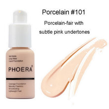 Load image into Gallery viewer, PHOERA Mineral Whitening Concealer Facial Base Cream Brighten Moisturizer Face Liquid Foundation Makeup Primer