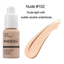 Load image into Gallery viewer, PHOERA Mineral Whitening Concealer Facial Base Cream Brighten Moisturizer Face Liquid Foundation Makeup Primer