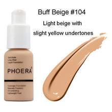 Load image into Gallery viewer, PHOERA Mineral Whitening Concealer Facial Base Cream Brighten Moisturizer Face Liquid Foundation Makeup Primer