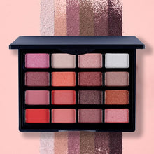 Load image into Gallery viewer, Popfeel 16 Color Eye Shadow Palette with Brush Waterproof Smudge Desert Dusk Matte Shimmer Smoky Eyeshadow Powder Palette TSLM1