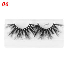 Load image into Gallery viewer, 1 Pair 30mm Thick Makeup Lashes 3D Mink Hair False Eyelashes Long Wispies Fluffy Multilayers Eyelashes Cruelty-free Extension