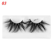 Load image into Gallery viewer, 1 Pair 30mm Thick Makeup Lashes 3D Mink Hair False Eyelashes Long Wispies Fluffy Multilayers Eyelashes Cruelty-free Extension