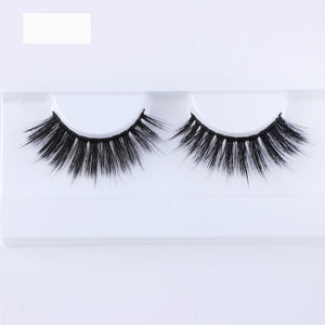 1 Pair 30mm Thick Makeup Lashes 3D Mink Hair False Eyelashes Long Wispies Fluffy Multilayers Eyelashes Cruelty-free Extension