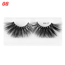 Load image into Gallery viewer, 1 Pair 30mm Thick Makeup Lashes 3D Mink Hair False Eyelashes Long Wispies Fluffy Multilayers Eyelashes Cruelty-free Extension