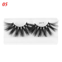 Load image into Gallery viewer, 1 Pair 30mm Thick Makeup Lashes 3D Mink Hair False Eyelashes Long Wispies Fluffy Multilayers Eyelashes Cruelty-free Extension