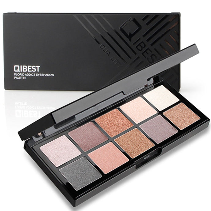 10 Color Nude Shining Eyeshadow Palette Makeup Glitter Pigment Smoky Eye Shadow Pallete Diamond Shine Waterproof Cosmetics New