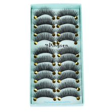 Load image into Gallery viewer, 10 Pairs 3D Faux Mink Hair False Eyelashes Fluffy Wispy Multilayer Flutter Eyelash Faux Mink Eye Lashes Extension Makeup Tools