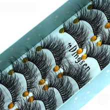 Load image into Gallery viewer, 10 Pairs 3D Soft Faux Mink Hair False Eyelashes Natural Messy Eyelash Crisscross Wispy Fluffy Lashes Extension Eye Makeup Tools