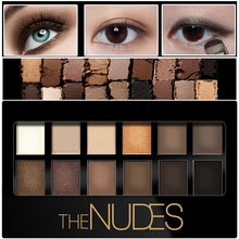 Load image into Gallery viewer, 12 Color Bronzer Pigment Eyeshadow Glitter Matte Make Up Cosmetics for Eyes Makeup Palette Nude Eyeshadow Pallete Kit Waterproof