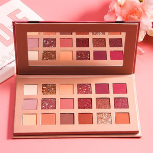18 Color Nude Shining eyeshadow Pearlescent Makeup Glitter Pigment  Eye Shadow Pallete Waterproof Cosmetics eye shadow tray