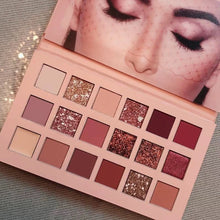 Load image into Gallery viewer, 18 Color Nude Shining eyeshadow Pearlescent Makeup Glitter Pigment  Eye Shadow Pallete Waterproof Cosmetics eye shadow tray