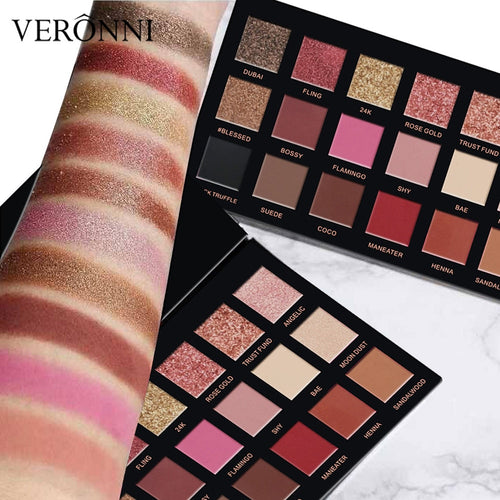 18 Colors Eyeshadow Textured Pallete Faced Matte Pearl Makeup Eye shadow Lash Glitter Diamond Powder Eye Shadow Press PowderG522