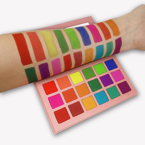 18Colors Eyeshadow Palette Matte Maquiagem Profissional Completa Bright Shimmer Makeup Pallete Long Lasting Eye Shadow Palette