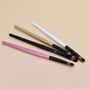 1PCS Makeup Eye Smudge Brush Shadow Eyeshadow Nose Eyeliner Brush Hot Tool Kits  Portable Wooden Handle Brush Makeup Contour