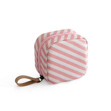 Load image into Gallery viewer, 1pc Travel Mini Solid Stripe Toiletry Flamingo Cosmetic Bag Make up Storage Bag Organizer Cactus Cosmetic Case Beauty Makeup Bag