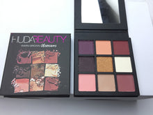 Load image into Gallery viewer, 2018 NEW Huda Beauty Ruby Obsessions Palette Eyeshadow Pallete Matte Shimmer  Nude Makeup Glitter Smoky Eye Shadow Powder