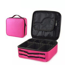 Load image into Gallery viewer, 2019 New Professional Toiletry Bag Cosmetic Bag Organizer Women Travel Make Up Cases Big Capacity Cosmetics Suitcases For Makeup