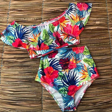 Load image into Gallery viewer, 2019 New Sexy High Waist Bikini Swimwear Women Swimsuit Off Shoulder Bathing Suit Biquini Ruffle Brazilian Bikini Set Beachwear