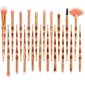 20Pcs Diamond Makeup Brushes Set Powder Foundation Blush Blending Eye shadow Lip Cosmetic Beauty Make Up Brush pincel maquiagem