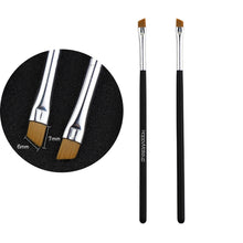 Load image into Gallery viewer, 2Pcs Makeup Brush Cosmetic Brushes Kabuki Face Nose Brushes Concealer Foundation Eyebrow Eyeliner Blush Powder Makeup Tool 3.4