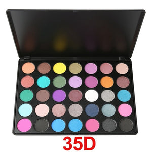 35 Colors eyeshadow pallete Glitter Makeup Matte Eye shadow Long-lasting make up palette maquillage paleta de sombra Eyeshadow