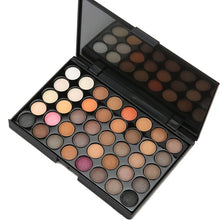 Load image into Gallery viewer, 40 colors Eyeshadow Pallete Matte Make Up Earth Palette Glitter Waterproof Lasting loose nude Powder Eye Shadow Makeup Pigmented