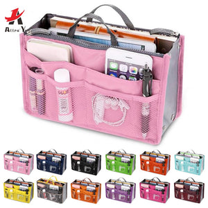 ATTRA-YO Multifunction Cosmetic Bag Women Makeup Bag Travel Toiletry Necessaire Cosmetics Organizer Storage Case HolderLM2136ay2