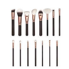 Load image into Gallery viewer, BBL 15pcs White Makeup Brushes Set Foundation Powder Blush Highlighter Eyeshadow Brush Premium Eye Makeup Brush Professional