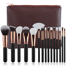 Load image into Gallery viewer, BBL 15pcs White Makeup Brushes Set Foundation Powder Blush Highlighter Eyeshadow Brush Premium Eye Makeup Brush Professional