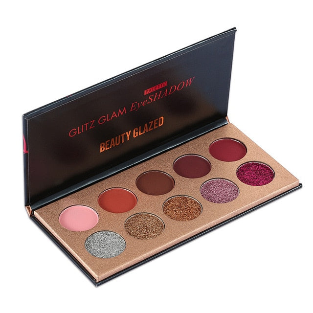 BEAUTY GLAZED Makeup Eyeshadow Palette 63 Color Pressed Glitter Matte Make up Eye Shadow Remastered Eyeshadow Pallete Set