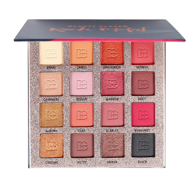 Beauty Glazed 18/16/14 Colors Natural Matte Eyeshadow Palette Nude Glitter Eye Shadow Makeup Pallete Waterproof Eye Makeup TSLM2