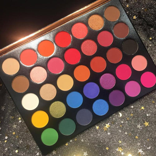 Beauty Glazed 35 Colors Makeup Eyeshadow Palette Highlighter Shimmer Waterproof Make Up Pigment Eye Shadow Pallete Powder