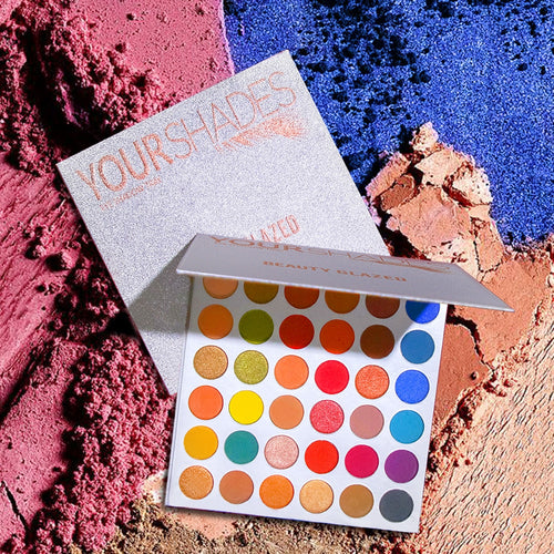 Beauty Glazed 36 Color Your Shades Makeup Eyeshadow Pallete Highlighter Shimmer Make up Pigment Eye Shadow Palette Cosmetics