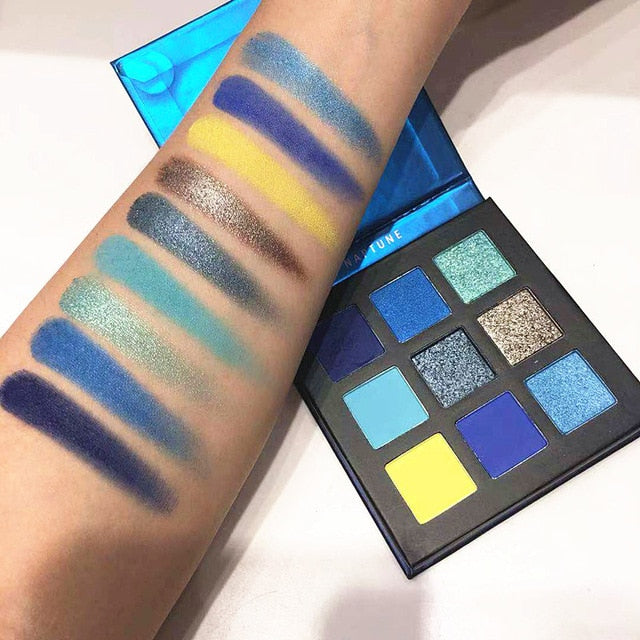 Beauty Glazed 9 Colors Eye Shadow Palette Natural Shimmer Matte Eyeshadow Powder Professional Eyes Makeup Pallete Maquiagem
