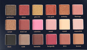 Beauty Glazed Makeup Pallete 15 Color Glitters Injections Pressed  Eyeshadow Pallete Diamond  Make Up Eye Shadow Magnet Palette