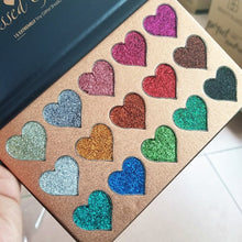 Load image into Gallery viewer, Beauty Glazed Makeup Pallete 15 Color Glitters Injections Pressed  Eyeshadow Pallete Diamond  Make Up Eye Shadow Magnet Palette