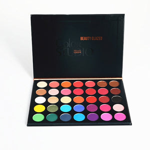 Beauty Glazed Makeup Pallete 15 Color Glitters Injections Pressed  Eyeshadow Pallete Diamond  Make Up Eye Shadow Magnet Palette