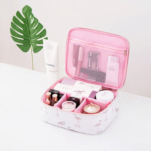 Brand organizer travel fashion lady cosmetics cosmetic bag beautician storage bags large capacity Women makeup bag H127
