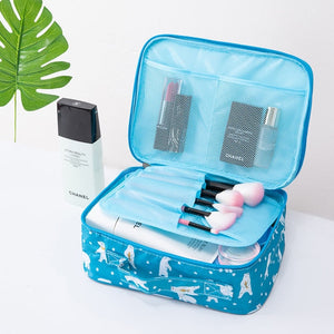 Brand organizer travel fashion lady cosmetics cosmetic bag beautician storage bags large capacity Women makeup bag H127